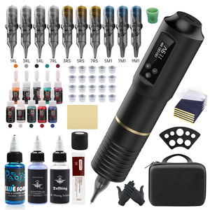 Hot Selling Wireless <b>Rotary</b> Tattoo <b>Machine</b> Kit Complete Set with Battery and Needles for Body Art Professional Use - Product Image 2