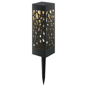 Luz solar LED de ambiente 2700k, diseño de plástico hueco, ideal para iluminar jardines y realzar espacios exteriores. - Product Image 1