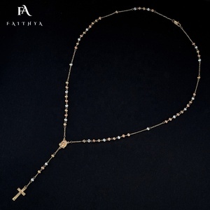 FN0001 Collier Chapelet Catholique <span class=keywords><strong>de</strong></span> Renommée Établie, Perles <span class=keywords><strong>de</strong></span> 6 mm, avec Médaille Mystique <span class=keywords><strong>de</strong></span> <span class=keywords><strong>la</strong></span> <span class=keywords><strong>Divine</strong></span> <span class=keywords><strong>Miséricorde</strong></span> <span class=keywords><strong>de</strong></span> Jésus - Product Image 6