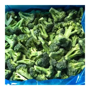 Venda por atacado de fábrica nova safra IQF a granel 1kg orgânico fresco sem aditivos brócolis congelado