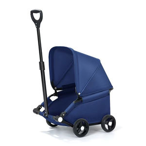 Nouvelle poussette pliable de luxe réglable et lavable <span class=keywords><strong>pour</strong></span> animaux de compagnie (chats et chiens) 2025 – Chariot à 4 roues pliable de haute qualité <span class=keywords><strong>pour</strong></span> la marche et les voyages en extérieur - Product Image 1