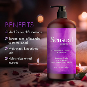 Huile de massage romantique pour couples, huile corporelle sensuelle pour soirée <span class=keywords><strong>en</strong></span> <span class=keywords><strong>amoureux</strong></span> avec huile de jojoba et de lavande pour nourrir la peau, intimité, vente <span class=keywords><strong>en</strong></span> gros - Product Image 4