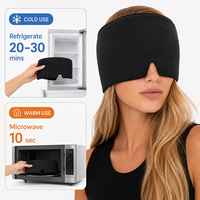 Gorro de Terapia Fría/Caliente de Gel para Alivio de Migrañas y Dolores de Cabeza, Reutilizable y Personalizable, para Tensión y Ojos Hinchados