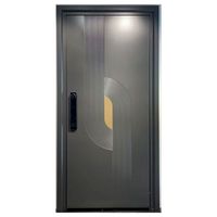 Portes Extérieures Personnalisées en Alliage d'Aluminium pour Balcons – Solutions Antirouille et Insonorisées pour Bâtiments Résidentiels
