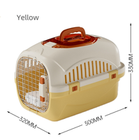 Nouvelle sacoche de transport pour chat, boîte de transport portable pour animaux de compagnie, boîte de transport pour chien et chat ventilée sur toutes les faces, respirante, dissipation de la chaleur