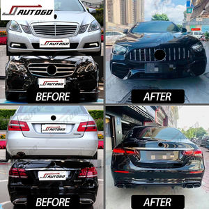 Kit de Carrocería de Material PP ABS de Nuevo Diseño para <span class=keywords><strong>Mercedes</strong></span>-Benz Clase <span class=keywords><strong>E</strong></span> W212 E200 E260 E300 E350 E400 E500 4MATIC Actualización a E63 AMG 2021 - Product Image 2