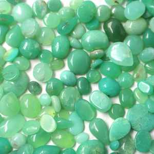 Cabujón de piedras preciosas sueltas de ónix Natural superior, fabricación de joyas finas, forma mixta, 100 Uds. Luz - Product Image 1