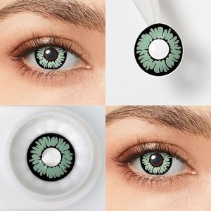 할로윈 악마 콘택트 렌즈 매년 미친 렌즈 데드 레드 악마 콘택트 렌즈 - Product Image 3