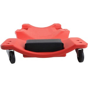 Carrinho de Mecânico de Plástico de Alta Qualidade 40 Polegadas com 6 Rodas Vermelho para Inspeção em Garagem - Product Image 3