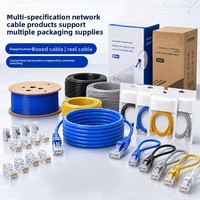 Câble réseau CAT6 haute vitesse 6 Gigabit, paire torsadée en cuivre et aluminium, cordon de raccordement pour ordinateur et routeur, 1 mètre ; 10/50 mètres