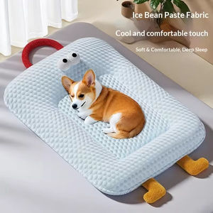 Cama refrescante de verano para gatos, lavable, transpirable, cómoda, de seda helada, suave, ligera, con diseño de dibujos animados para gatos - Product Image 2