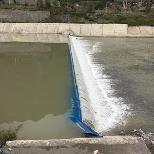 Özelleştirilmiş su dolu kauçuk baraj şişme kauçuk baraj