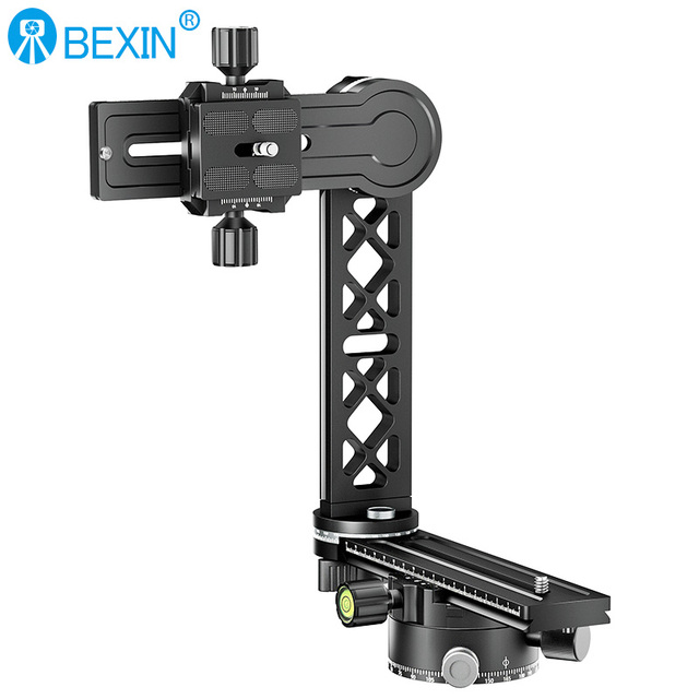 Professional Heavy Duty Aluminum Alloy Ball Head 360 Degree Panoramic Gimbal Tripod Head for DSLR Camera Shooting Tripod Head
