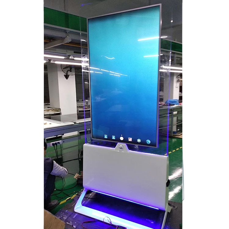 Digital Signage dan Display Digital Ultra Tipis TV 32 '-65' Seksi Dipasang Di Dinding Android Lcd Display Iklan Lantai Berdiri LCD