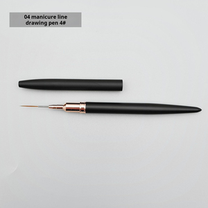 Porte-stylo métallique, pinceau professionnel pour nail art, dessin de lignes, manucure en salon, peinture au gel UV, pinceau liner pour ongles, vente en gros - Product Image 4