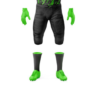 Prix compétitif, uniforme de football américain, logo personnalisé, tissu respirant, doux, léger, coupe confortable, ensemble de maillots de sport - Product Image 5