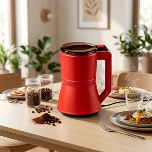 Moulin à café électrique OEM personnalisé 200g, chambre en acier inoxydable, lame de broyage, arrêt automatique à une touche, multifonctionnel - Product Image 3