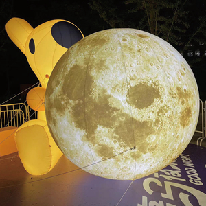 Advertising Inflatables <strong>Moon</strong> Customized Large Size Inflatable Giant <strong>Moon</strong> Balloon Led Light Inflatable Planet <strong>Ball</strong> <strong>Moon</strong> Balloon - Product Image 5