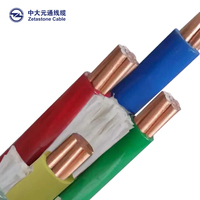 Nuevo Cable de cubierta de PVC de varios núcleos personalizado conductor trenzado cable de alimentación aislado de PVC para suministro de electricidad