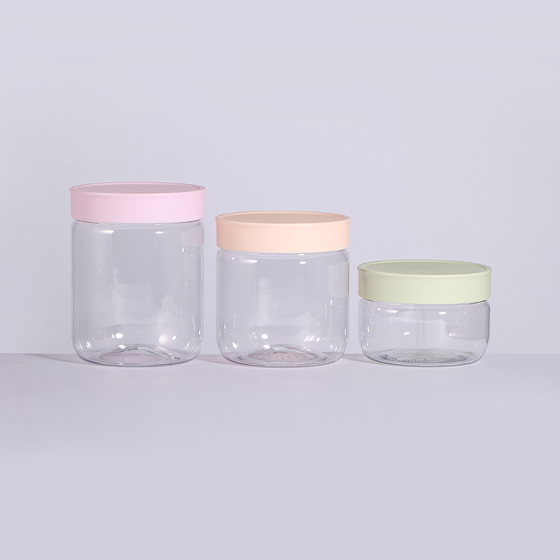 jars with clear lids plastic