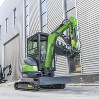 Excavator Mini Hidrolik EPA 2.5 Ton Berkualitas Tinggi, Dijual Murah dari Cina dengan Kabin Opsional, Harga Terbaik