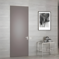 Porte moderne en polymère Chantadoor avec isolation acoustique, surface finie pour salon, chambre, hôtel et villa