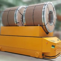 10T elektrischer Transfer wagen mit Eisenbahn Neuzustand Stahl material transport förderer für Produktions anlage