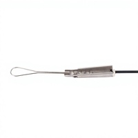 Collier de serrage à coin pour câble plat FTTH, fixation auto-bloquante pour câble de descente, pour suspension extérieure en hauteur