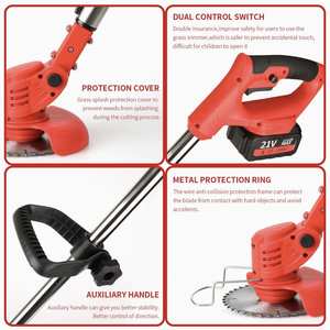 Coupe-herbe électrique portable, désherbeuse, <span class=keywords><strong>tondeuse</strong></span> à gazon sans fil, machine à couper l'herbe de jardin sans fil, tronçonneuse sans fil - Product Image 6