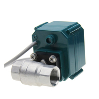 Kit de détecteur de fuite d'eau WiFi Tuya et vanne d'arrêt automatique, robinet en acier inoxydable DN20 3/4 pouce avec 2 capteurs d'eau