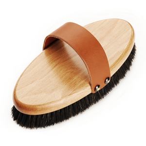 Kit de toilettage pour chevaux de luxe de haute qualité ensemble de brosses avec boîte en bois Logo personnalisé brosse en bois pour cheval outil de nettoyage quotidien - Product Image 4