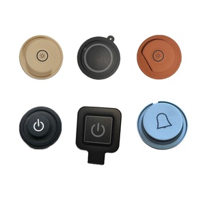 Fabricant de boutons marche/arrêt en silicone, disponible en noir/blanc/gris - Product Image 6