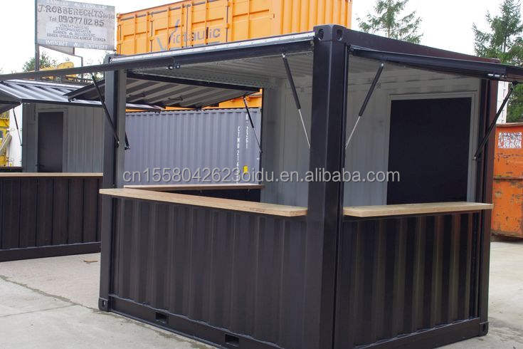 10ft Mini Pop-up Shop Container Kiosk for Coffee, Fast Food, and ...