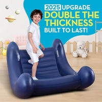 Fauteuil à bascule gonflable moderne en PVC personnalisé, balançoire sensorielle pour enfants, canapé gonflable design pour salon