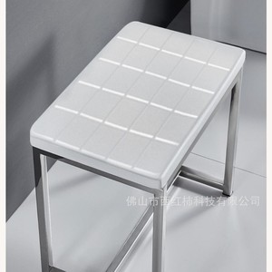 Taburete de baño Tomato 410x300x425mm de acero inoxidable impermeable para baño, cocina, balcón, ducha - Product Image 4