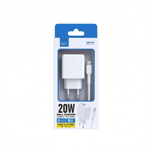 Chargeur mural 20W USB C vers câble IP, charge rapide pour iPhone et appareils Android - Product Image 2