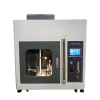 Máquina de Prueba de Combustión Horizontal y Vertical UL94, Cámara de Prueba de Inflamabilidad para Plásticos, Probador de Inflamabilidad Vertical y Horizontal