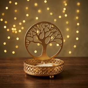 Exclusive Quality Brass Diya Unique Ceramic Candle Jar Heat Resistant Eco-Friendly Elegant Decorative Pillar Holder for Home - Product Image 2