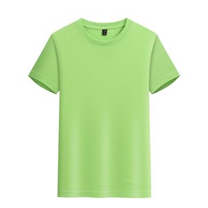 Camiseta básica de cuello redondo de algodón puro liso con logotipo personalizado para niños y niñas, Camiseta cómoda para niños suave y agradable a la piel - Product Image 2