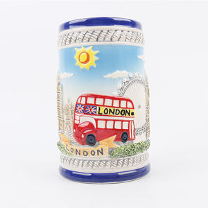 Chopes à bière personnalisées avec logo, vente chaude, cadeau de Londres, souvenir en céramique, tasse à café - Product Image 4