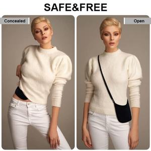 กระเป๋าสำหรับใส่เสื้อผ้าชุดชั้นในสะพายข้างแบบซ่อนสำหรับใส่หนังสือเดินทาง RFID - Product Image 3