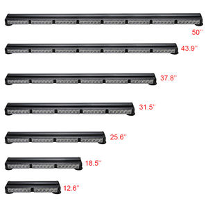 18.5 pouces 12V 24V 36W Double rangée LED rouge bleu <span class=keywords><strong>vert</strong></span> ambre voiture <span class=keywords><strong>remorquage</strong></span> camion de pompiers clignotant avertissement LED stroboscopique <span class=keywords><strong>barre</strong></span> lumineuse - Product Image 6