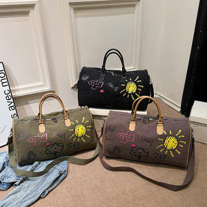 Fabbrica all'ingrosso eco-friendly tela resistente <span class=keywords><strong>R</strong></span> borsa stile di moda con chiusura a cerniera e modello di lettera - Product Image 2