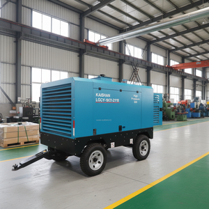 Compresseur d'<span class=keywords><strong>air</strong></span> à vis portable 21m3/min 13 bars 740CFM Moteur diesel avec moteur Cummins/Yuchai pour le forage de roches dures - Product Image 3