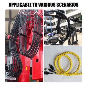 Hochwertige Verschleißfeste PP Hydraulikschlauch-Schutzhülle Spiralförmiger Baum-Schutz Spiral-Drahtummantelung - Product Image 5