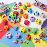 Jeu de construction géant et coloré en cubes souples, 50 pièces, pour l'apprentissage des mathématiques et les fêtes d'enfants