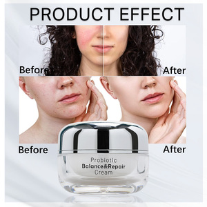 Crème hydratante pour le visage anti-âge et éclaircissante à base de probiotiques, avec glycérine et squalane, pour une utilisation nocturne, réparation équilibrante et tous types de peaux - Product Image 3
