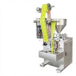 Machine d'emballage entièrement automatique à trois soudures latérales pour l'emballage de la mayonnaise, du beurre de cacahuète et du ketchup. - Product Image 1