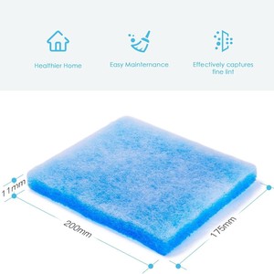 Tela Filtrante No Tejida Funmas de 8.2x7 Pulgadas, Azul y Blanca, Filtro de Aire para Purificación de Ventilación de Secadora Interior - Product Image 5