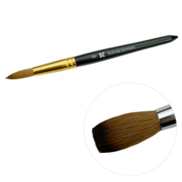 Vente chaude Nail Allemagne Manucure Stylo Pure Sable Kolinsky Acrylique Nail Art Brosse Avec Manche En Bois